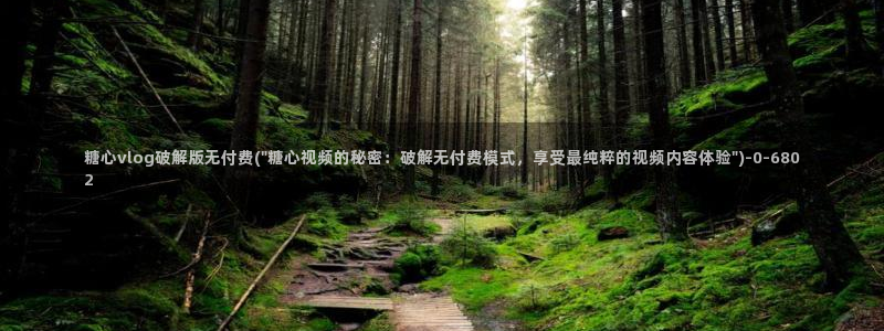糖心vlog 在线观看：糖心vlog破解版无付费